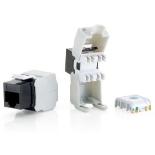 kit 8 uds conector hembra rj45 utp cat6 panel keystone tool free