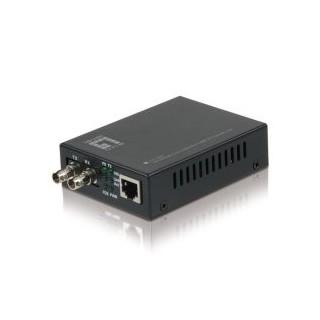 convertidor fibra level one fvt 2002 rj45 ethernet a fibra multimodo st 2km
