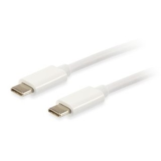cable usb c a usb c 1m equip color blanco