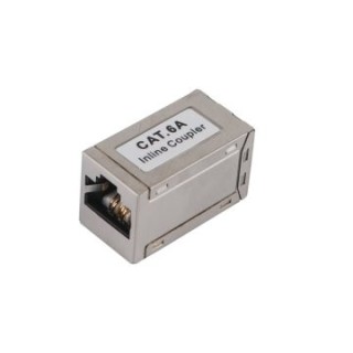 adaptador rj45 cat.6a apantallado hembra hembra