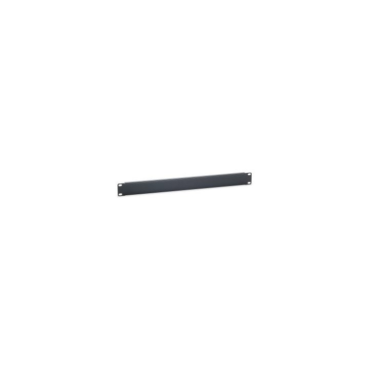 panel ciego 1u armario rack 19" color negro ral9005