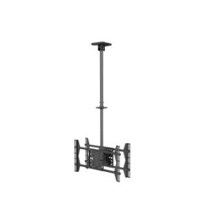 soporte de techo profesional equip 650370 para 2 pantallas 32" 65" inclinable max. 50kgs