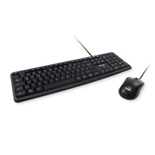 teclado y mouse equip life usb  portugues color negro