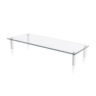 stand de sobremesa para pantalla equip 650882 cristal templado hasta 20kg
