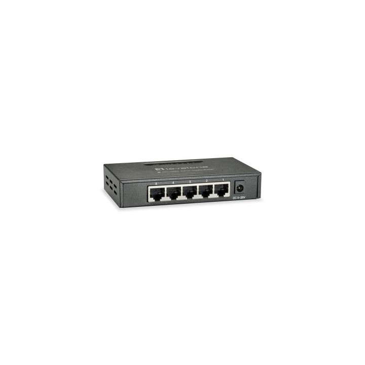 switch level one gigabit carcasa metalica no gestion 5p 10/100/1000 geu 0523