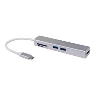 docking usb c equip 133480 a 1xhdmi 4k 3xusb a 3.0 1xlector de tarjetas