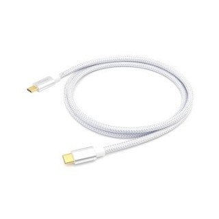 cable usb c a usb c 1m equip 128356 transferencia 10g 5a  100w  color blanco
