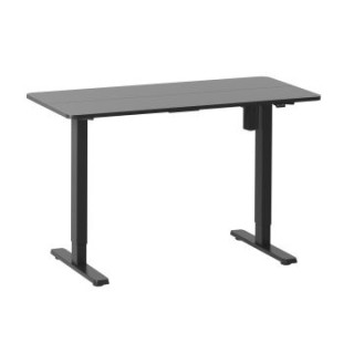 mesa electrica ergonomica altura regulable tablero negro 120x60 color estructura negro control tacti