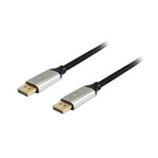 cable displayport a displayport premium 1.4 8k/60hz 3m malla algodÃ£Ân trenzado y conector aluminio