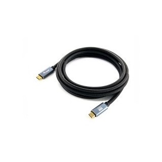 cable usb c a usb c 2m equip 128357 transferencia 10g 5a  4k  100w  color negro