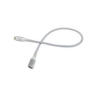 cable alargo usb c macho usb c hembra usb 3.2 gen 2 0,5m transferencia 10g 4k/ carcasa aluminio