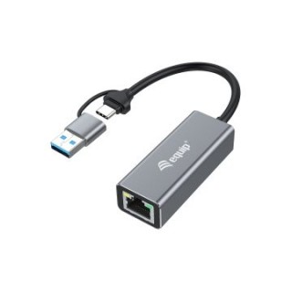 adaptador de red usb c 3.2 a 2.5gb rj45 incluye adaptador usb a equip