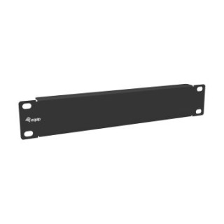 panel ciego 1u armario rack 10" color negro