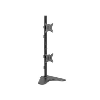 soporte de mesa con base equip 650128 para 2 pantallas 13" 32" doble brazo vesa standard hasta 9kg
