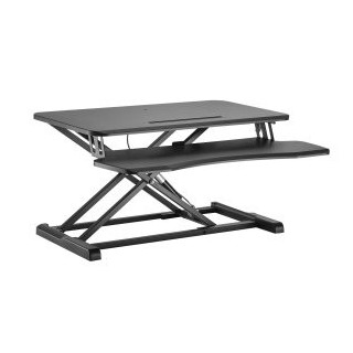 stand de sobremesa ergonomico equip 650840 para pc / pantalla y teclado altura ajustable