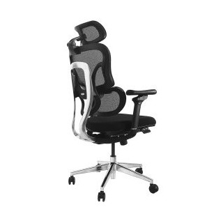 silla de oficina ergonomica equip 651053 premium color negro tapiceria malla 5 posiciones