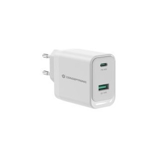 cargador usb c conceptronic 45w althea quick charge 3.0 pd  pps 1xusb c 1xusb a
