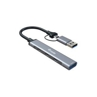 hub usb c equip 128969 a 1xusb a  3xusb c adaptador usb c a usb a incluido