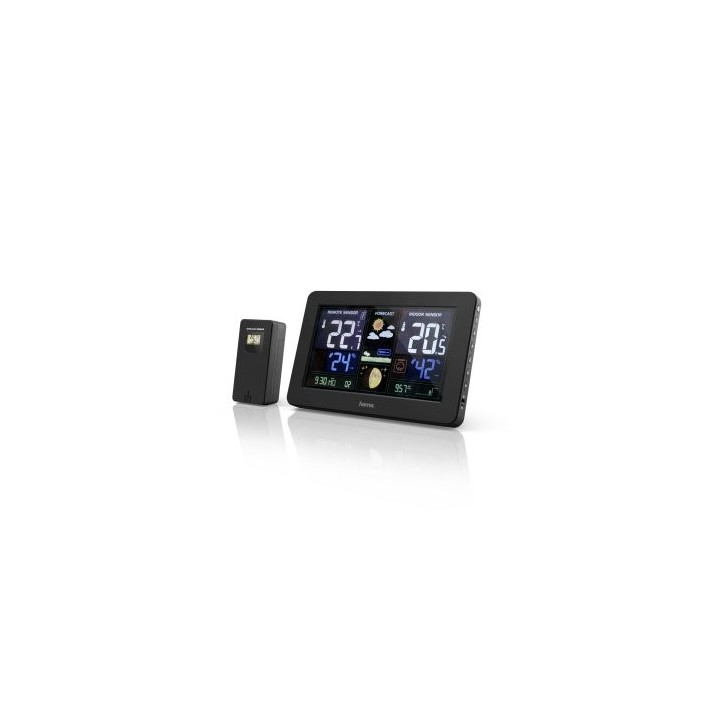 estacion metereologica hama premium pronostico del tiempo temperatura humedad reloj dct usb carga pa