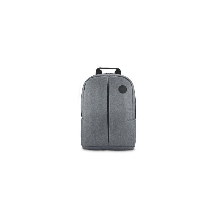 mochila para portatil 15.6" hama genua gris hasta 40cm 14l compartimento acolchado