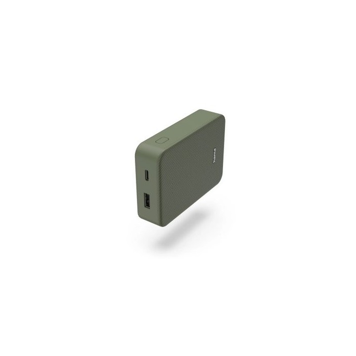 powerbank hama color 10 10000mah 1xusb c 1xusb a color verde