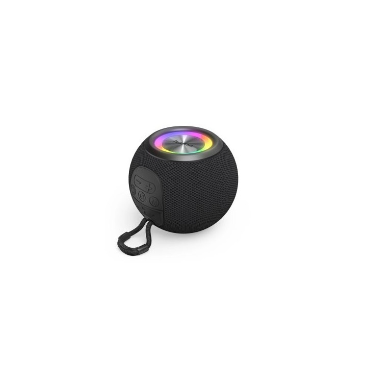 altavoz bluetooth portable hama ball shape 5w iluminacion led tws bateria 10h manos libres color neg
