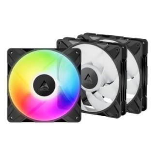 ventilador 14cm arctic p14 pro pwm negro a rgb pack 3 ventiladores