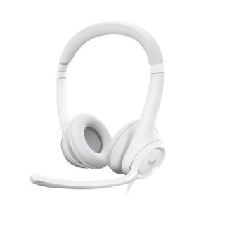 headset logitech h390 microfono con supresion de ruido usb color blanco p/n  981 001286