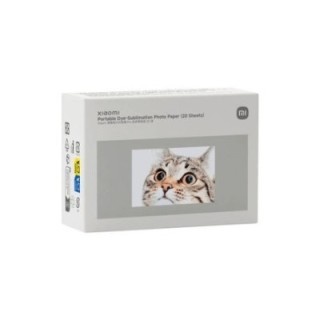 papel impresora xiaomi mi portable dye sublimation photo paper  20 und