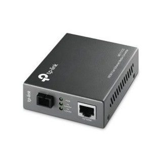 convertidor fibra tp link mc111cs rj45 eth a fibra monomodo sc 100mb fullduplex hasta 20km