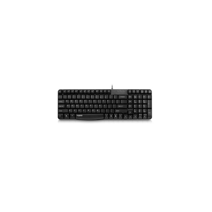 teclado rapoo usb n2400 portugues resistente a salpicaduras membrana sellada