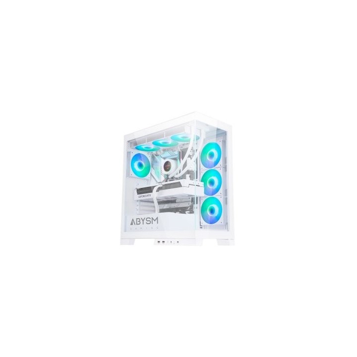 caja atx semitorre abysm danube sava h500 white 1x3.5" 1x2.5" usb c gpu max 430mm