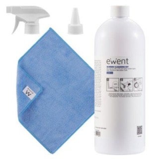 kit de limpieza de pantallas ewent ew5680 1000ml c/paÃ£Âo de microfibra 30x30cm