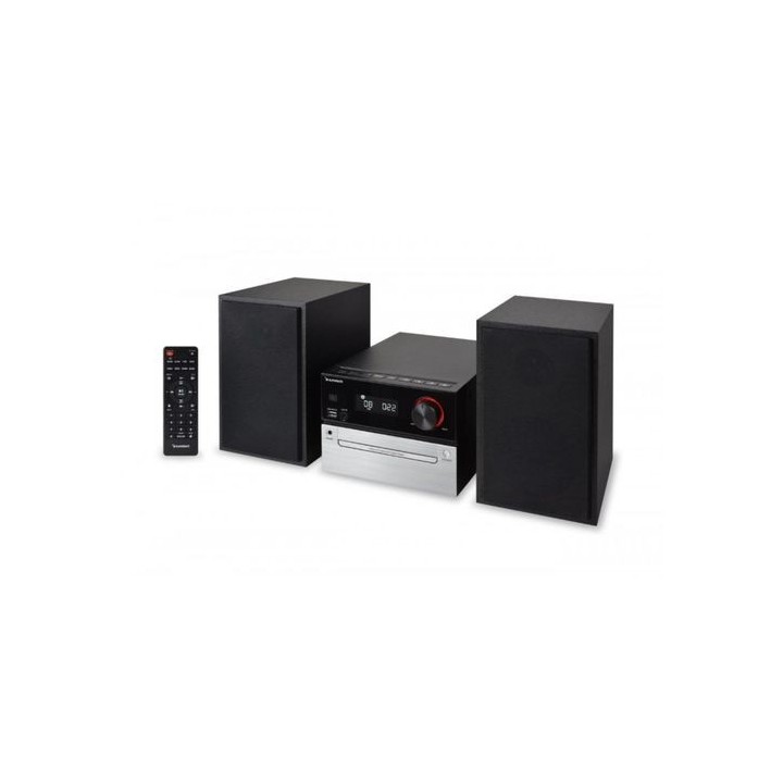 microcadena sunstech mic200btbk 30w bluetooth cd/mp3 usb