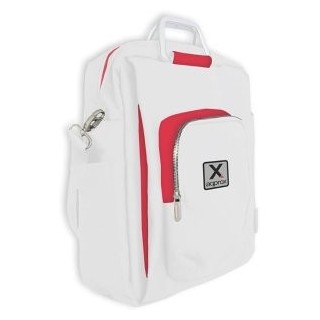 mochila de portatil 15.6" approx diseÃ£Âo en color blanco/rojo approx   oferta moving