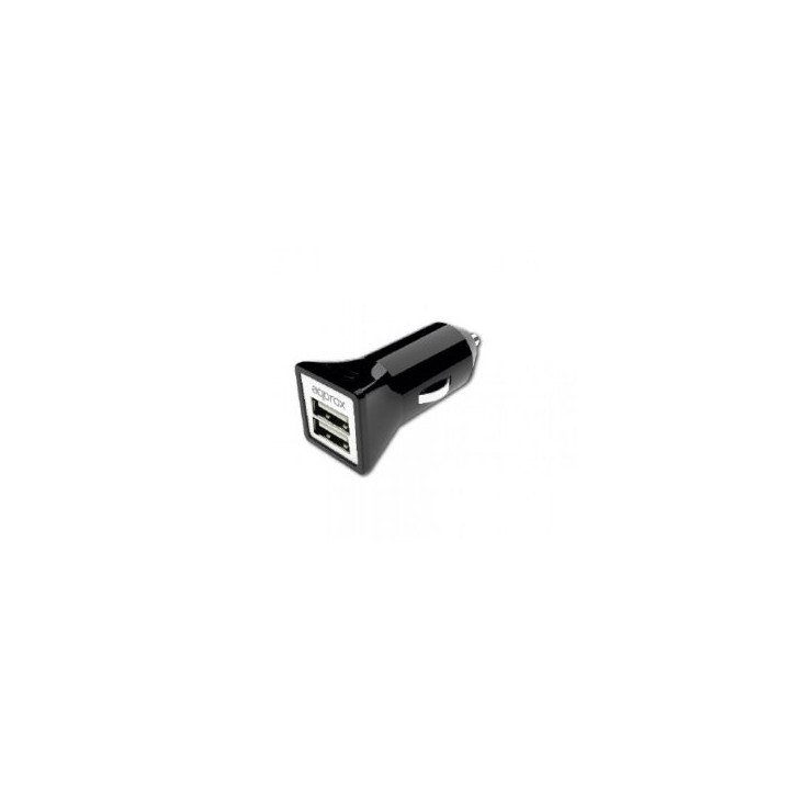 cargador de coche approx 2 usb 5v/3,1 ah color negro appusbcar31b