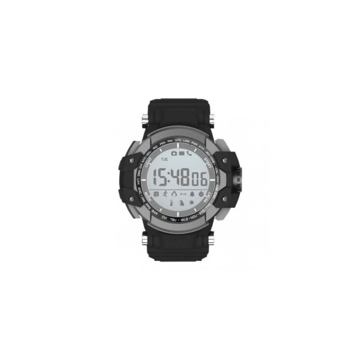 reloj inteligente deportivo billow xs15bk anti shock ip68 bt 4.0 g sensor pila interna 12 meses neg