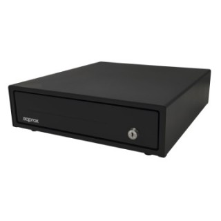tpv cajon portamonedas compacto approx appcash33 black 33x36 apertura manual y automatica color negr