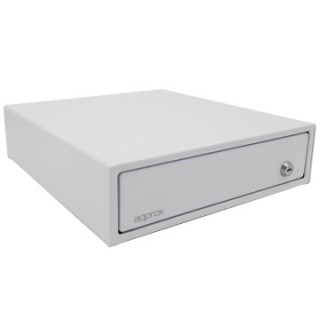 tpv cajon portamonedas compacto approx appcash33 white 33x36 apertura manual y automatica color blan