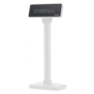 visor tpv para cliente 40 caracteres  20 columnas x 2 lineas  color blanco appvfd01wh