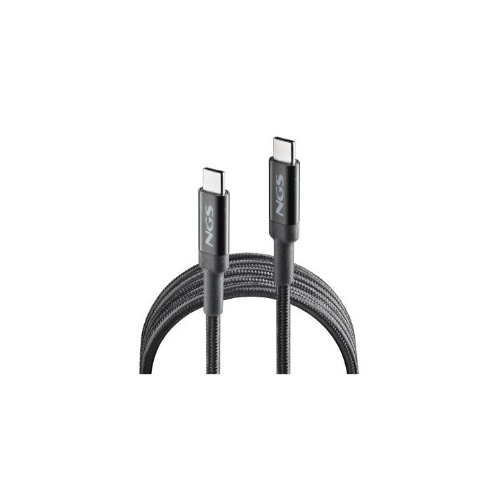 cable usb c a usb c 3m ngs knot65w 3 de 3m de longitud 65w