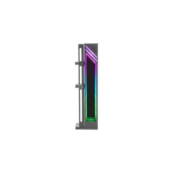 soporte para vga universal mars gaming mcagcb de aluminio color negro base magnetica antideslizante