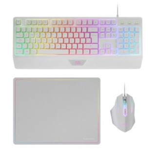 teclado mouse y alfombrilla mars gaming mcp124wes rgb h mech, mouse huano rgb 3200dpi, alfombri