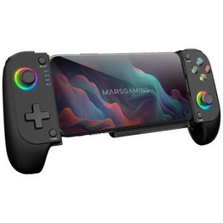 gamepad bluetooth mars gaming mgpx para smartphones y multiplataforma usb c 8h bateria rgb negro