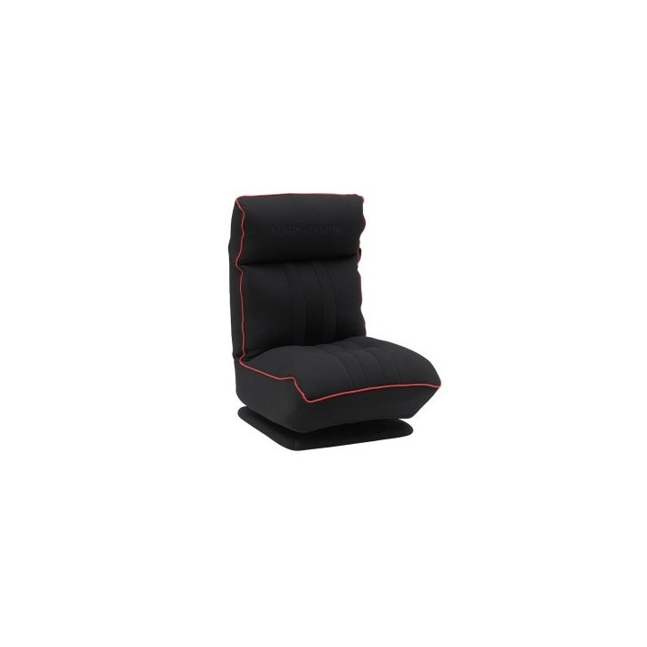 sofa gaming mars gaming mgcthronebr espuma alta densidad rotacion 360 ajustable negro/rojo