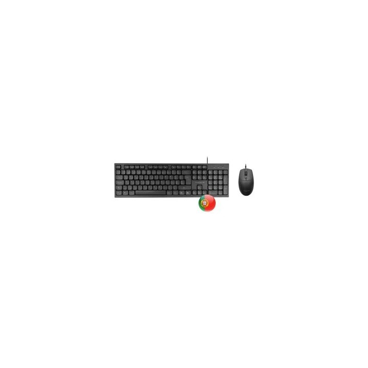 teclado y mouse tacens anima acp02pt teclado usb y mouse usb 1600dpi color negro portugues