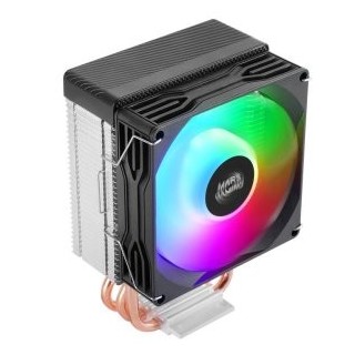 ventilador con disipador de cpu mars gaming mcpux2 tdp 150w pwm low profile frgb negro