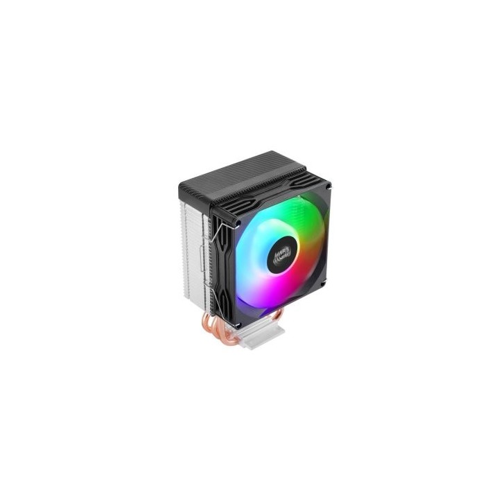 ventilador con disipador de cpu mars gaming mcpux2 tdp 150w pwm low profile frgb negro
