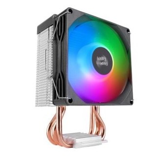 ventilador con disipador de cpu mars gaming mcpux3 tdp 190w pwm low profile frgb negro