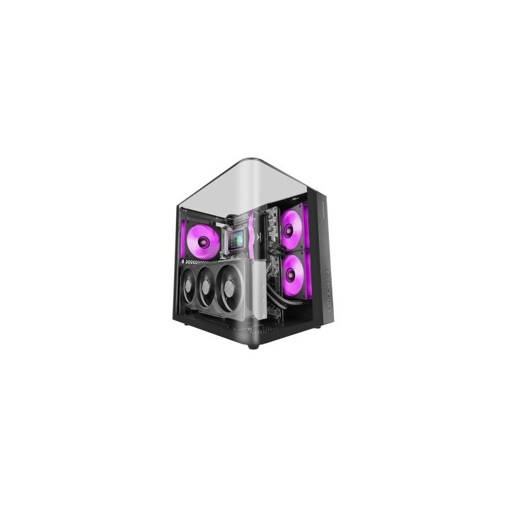 caja atx cube mars gaming mcinfiniolite negra cristal templado curvo gpu 325mm